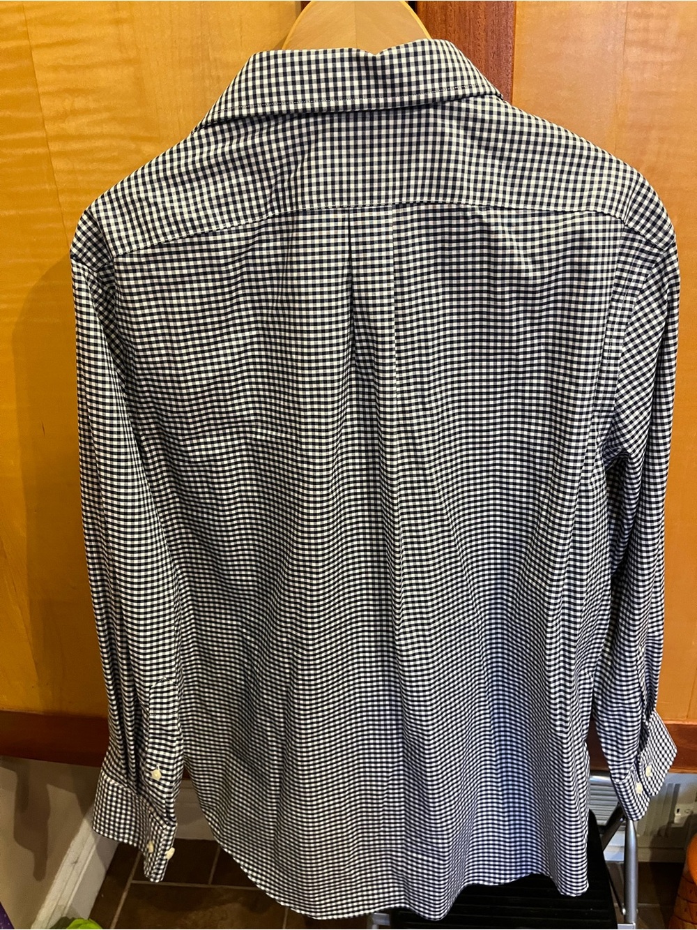Ralph Lauren Black and White Gingham Dress Shirt - Picture 3 of 3